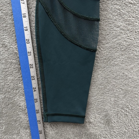 Lululemon Seek The Heat Tight 28" Green Womens 6 Full On‎ Luxtreme Mesh W5BCVS - Picture 9 of 9